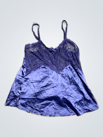 Unbranded Navy Blue Lace Cami Top