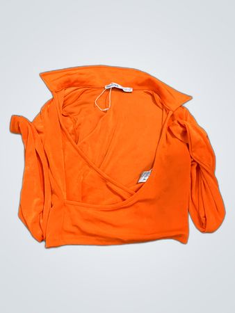 Orange Long Sleeve Top
