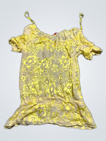 Mango Off-Shoulder Floral Blouse