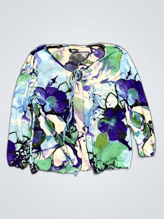 Blouse with Floral Pattern