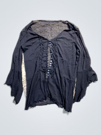 Black Long-Sleeve Top