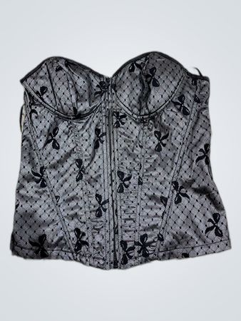 Unbranded Black Mesh Bustier Corset