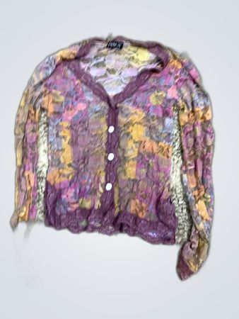 Lafayette 148 Floral Lace Cardigan