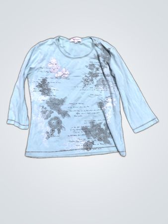Petit Bateau Embroidered Floral Top