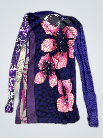 Desigual Floral Long-Sleeve Top