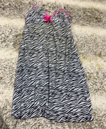 Zebra Print Slip Dress