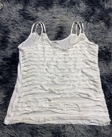 Mango Ruffled Cami Top