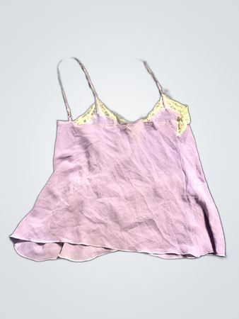 Benetton Purple Lace Cami Top