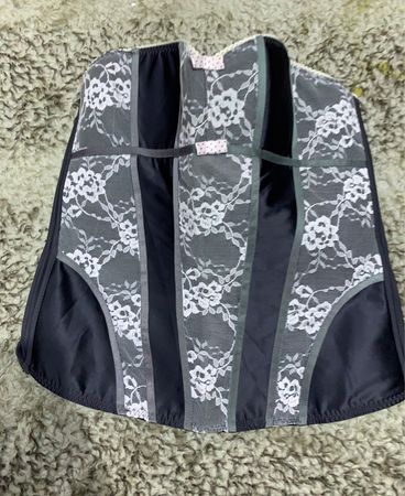 Unbranded Black Lace Corset Bustier