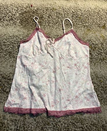Pink Floral Camisole