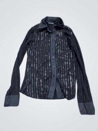 Black Long Sleeve Button Down Shirt