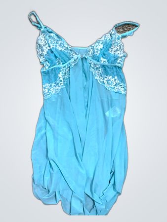 Blue Lace Chemise
