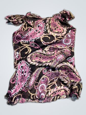 Blouse with Paisley Pattern