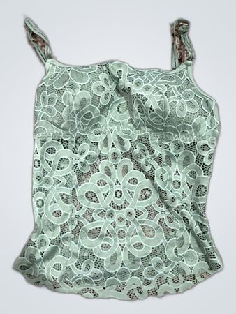 Green Lace Top