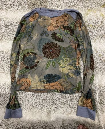 Blouse with Floral Pattern