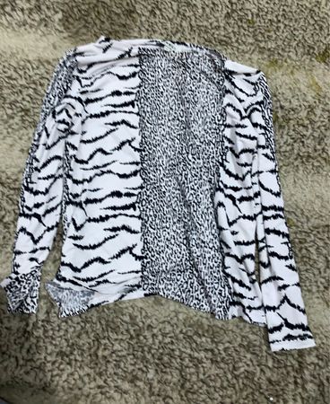 Animal Print Long Sleeve Top