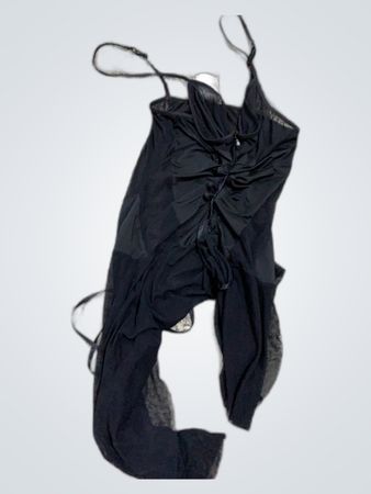 Black Sheer Jumpsuit