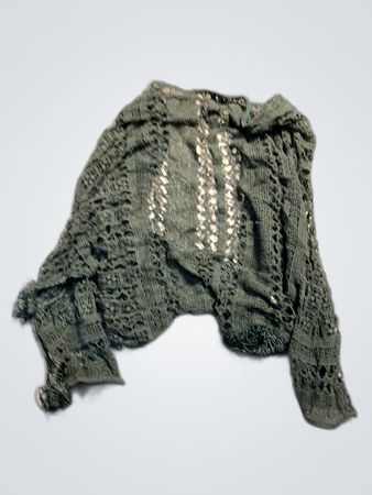 Black Crochet Top