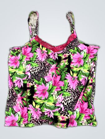 Floral Pattern Tank Top
