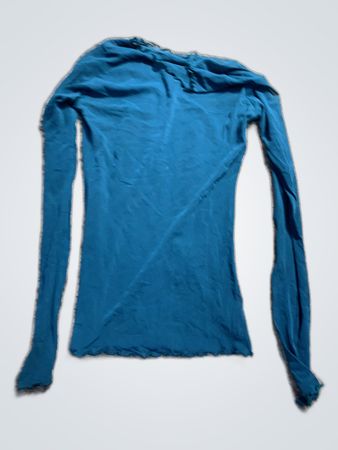 Blue Long-Sleeve Top