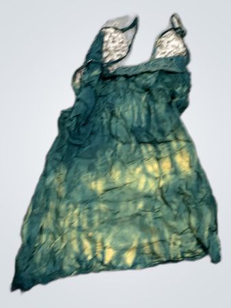 Green Tie-Dye Tank Top