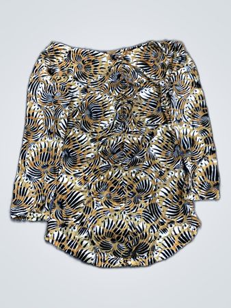 Blouse with Zebra and Leopard Print