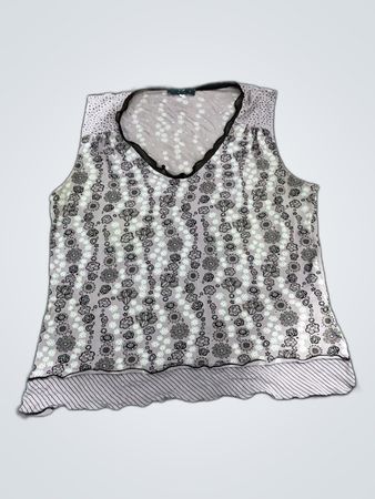 Blouse with Floral Pattern
