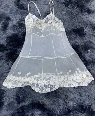 Sheer White Lace Camisole