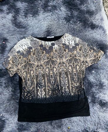 Zara Paisley Print Blouse