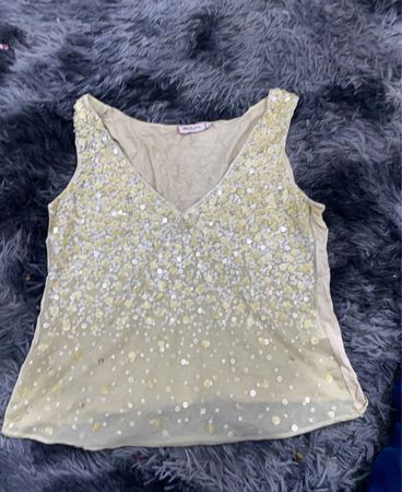 Marks & Spencer Sequined Top