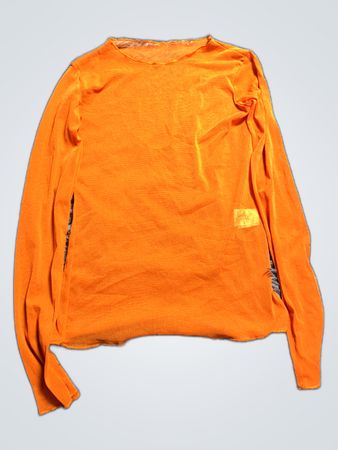 Orange Long-Sleeve Shirt