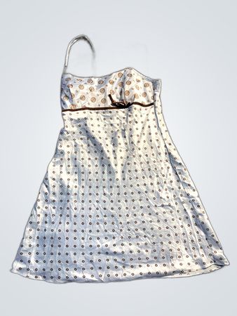 Blue Floral Pattern Dress