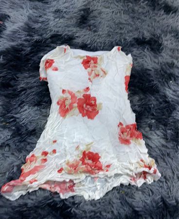 White Floral Dress