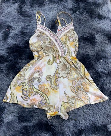 Floral Pattern Romper