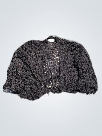 Black Crochet Top