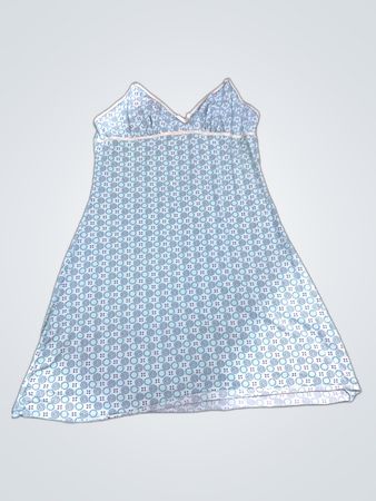 Blue Patterned Dress