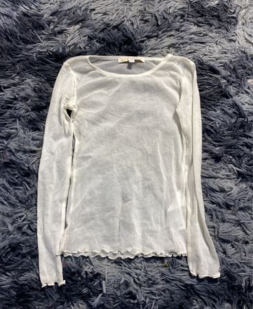Long Sleeve White Top