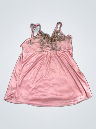 Pink Satin Cami Top