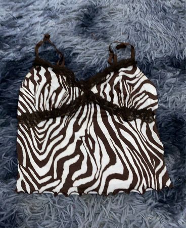Zebra Print Bra