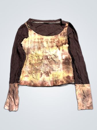 Unbranded Batik Print Long Sleeve Top