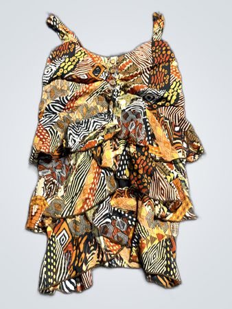 Ruffled Tiered Dress