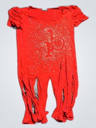 Red Ripped T-Shirt