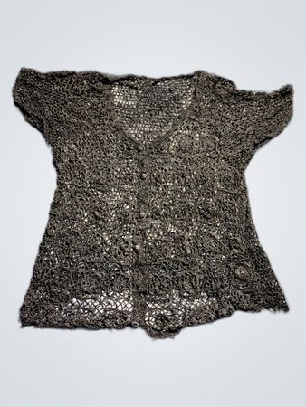 Black Crochet Top