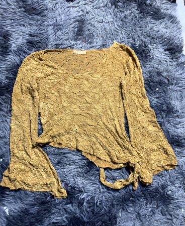 Yellow Lace Top