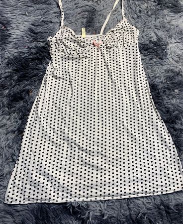 White Polka Dot Dress