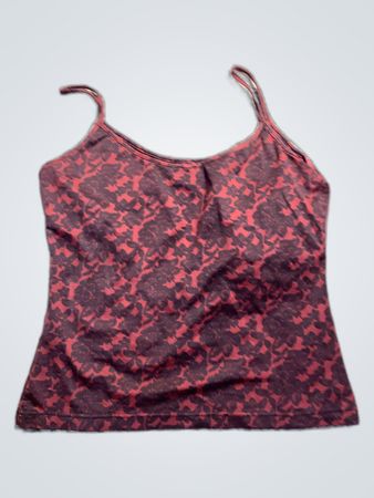 Red Floral Cami Top