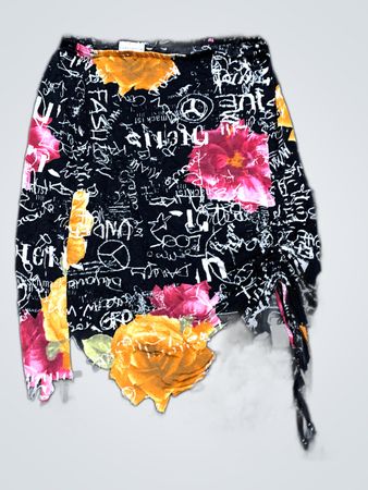 Floral Pattern Skirt
