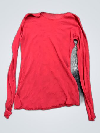 Red Long-Sleeve Shirt