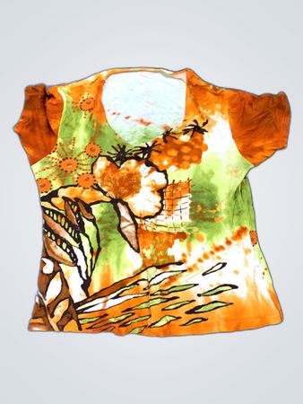 Hand-painted Tie-dye T-shirt