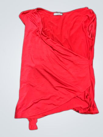 Red Ruched Tank Top